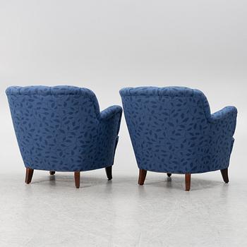 Fåtöljer, ett par, 1900-talets första hälft.