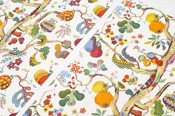 Josef Frank, Curtains, a pair, “Vegetable Tree”, Firma Svenskt Tenn.