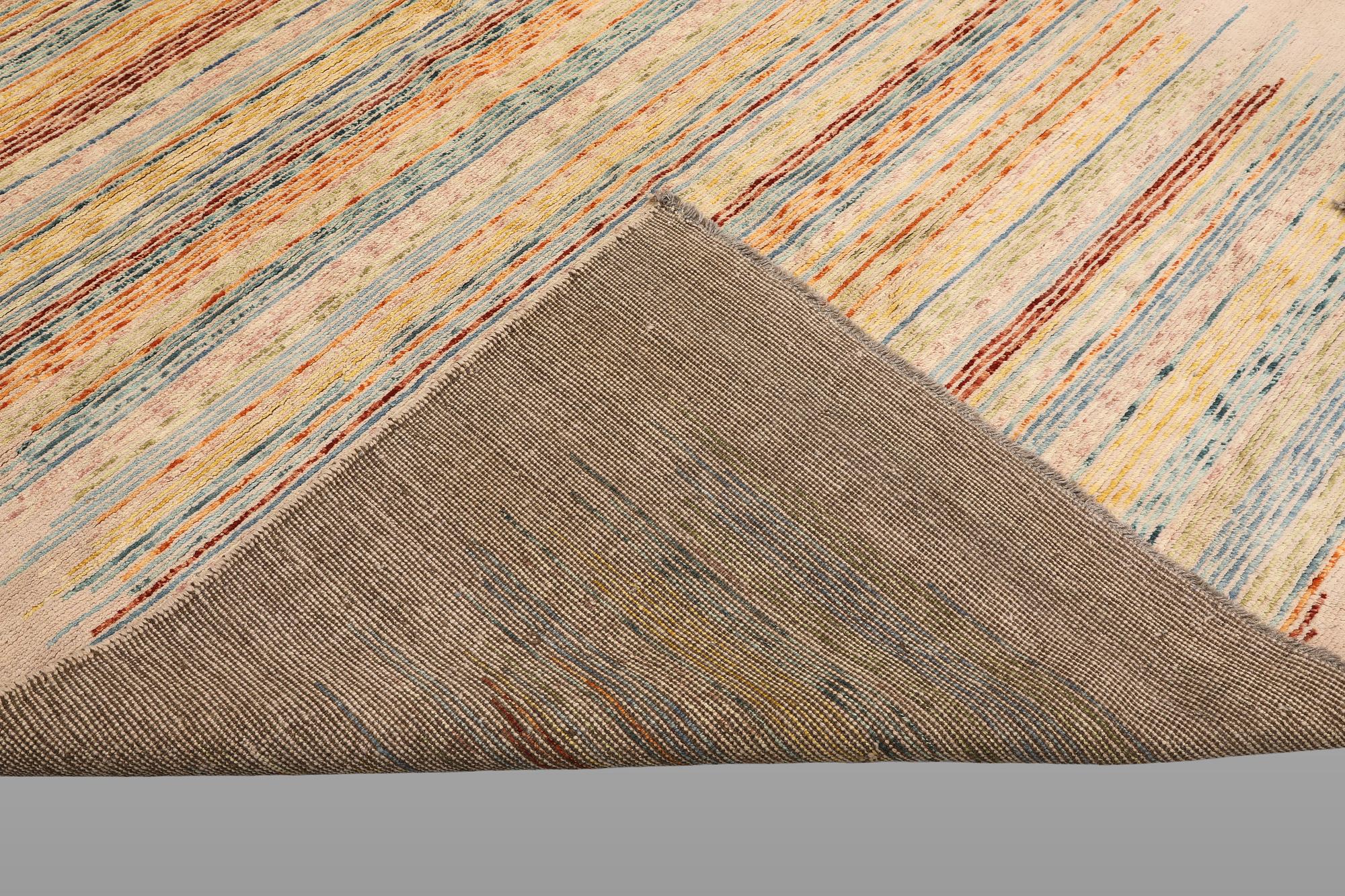 A Moroccan design carpet, c. 291 x 200 cm.