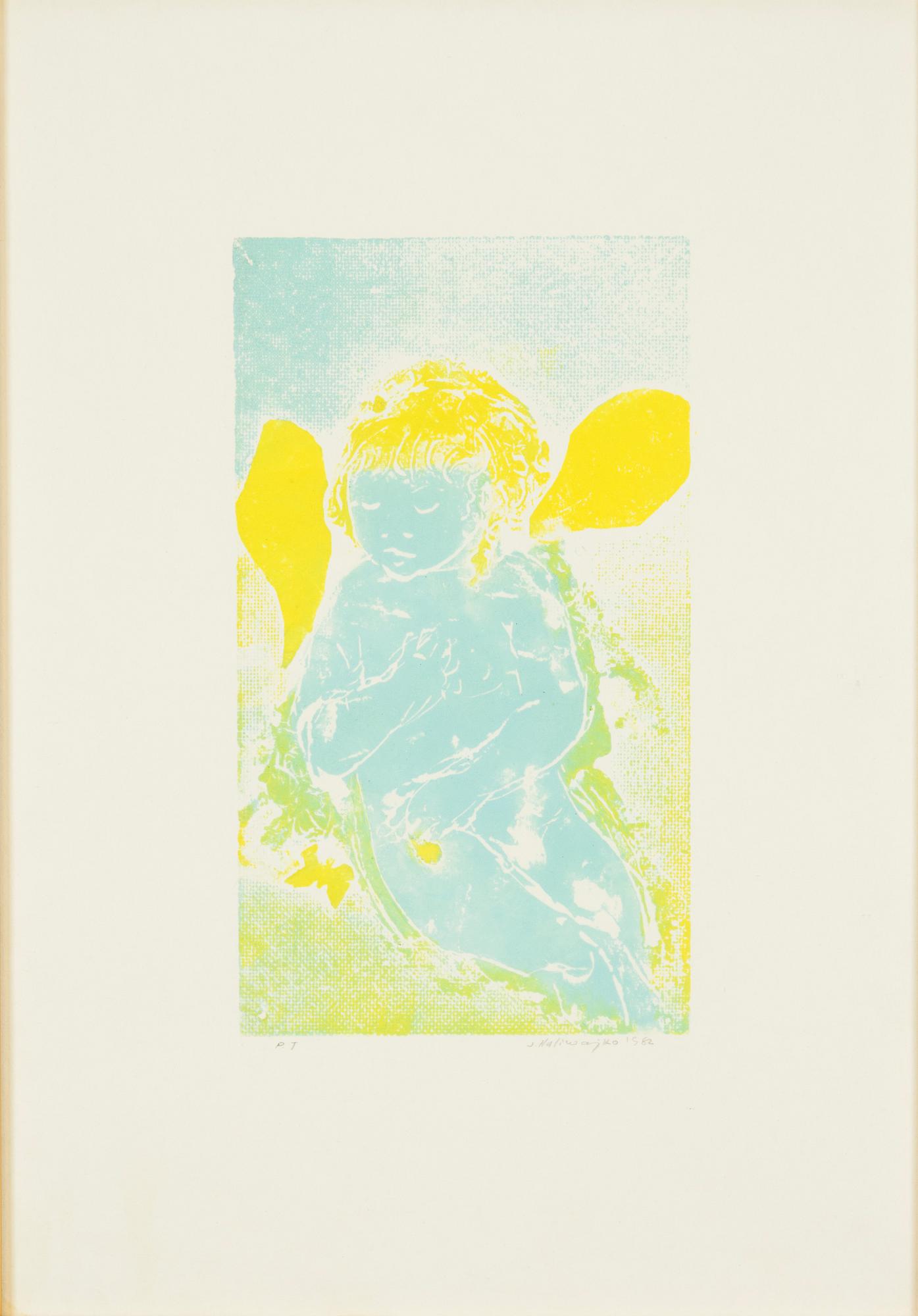 Jan Naliwajko, litograph in colors, signed and dated 1982.