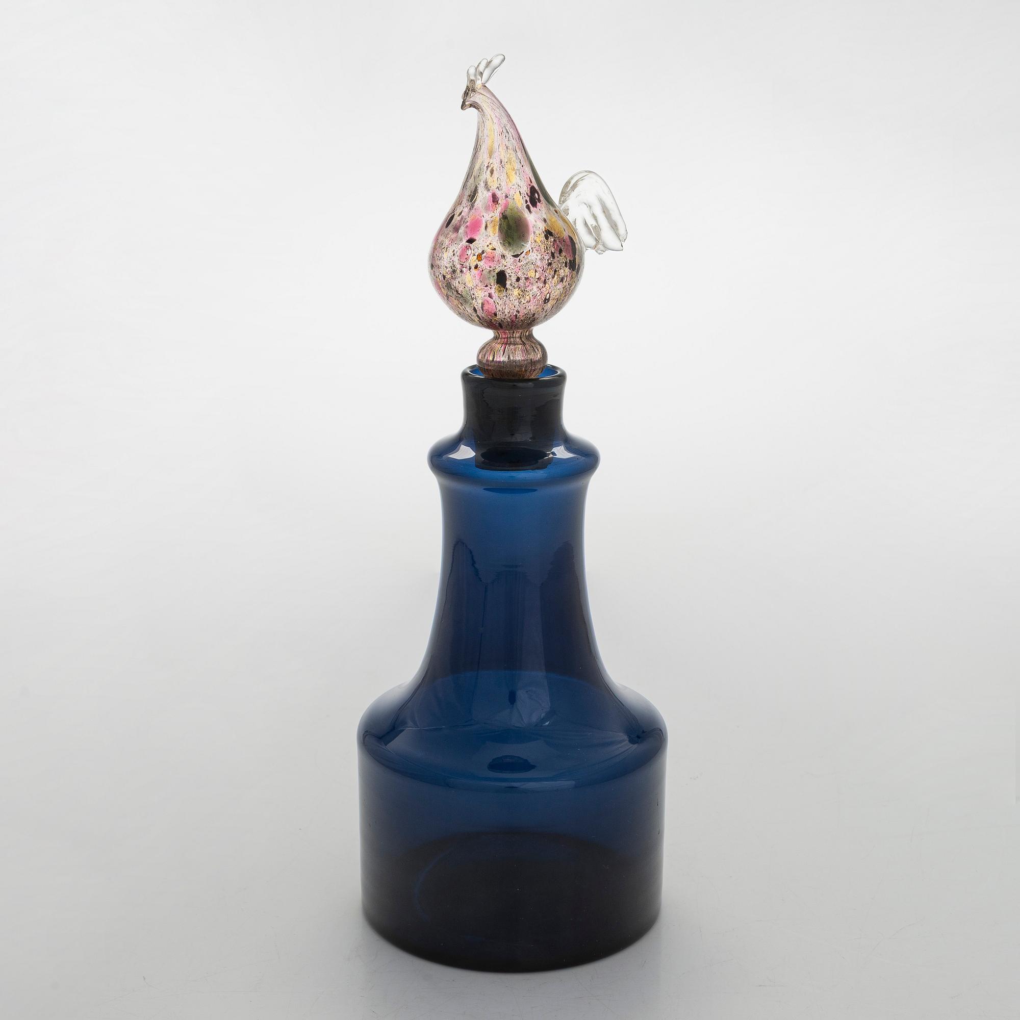 aj Franck, karaff, modell 1502, signerad Nuutajärvi Notsjö-62-.