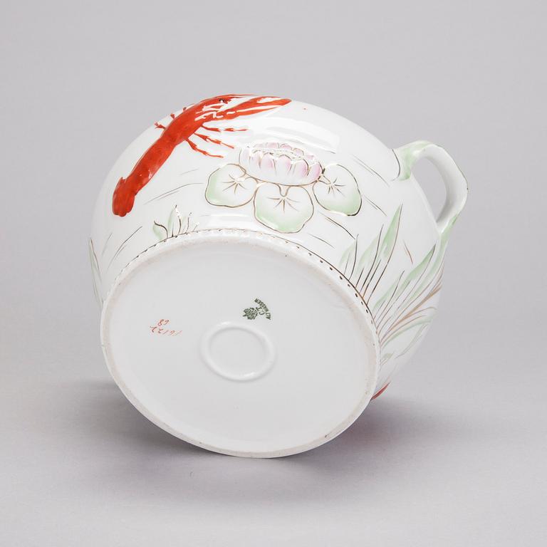 DELAR AV SERVIS, 11+1 st, porslin, Altwasser, Tyskland ca 1900.