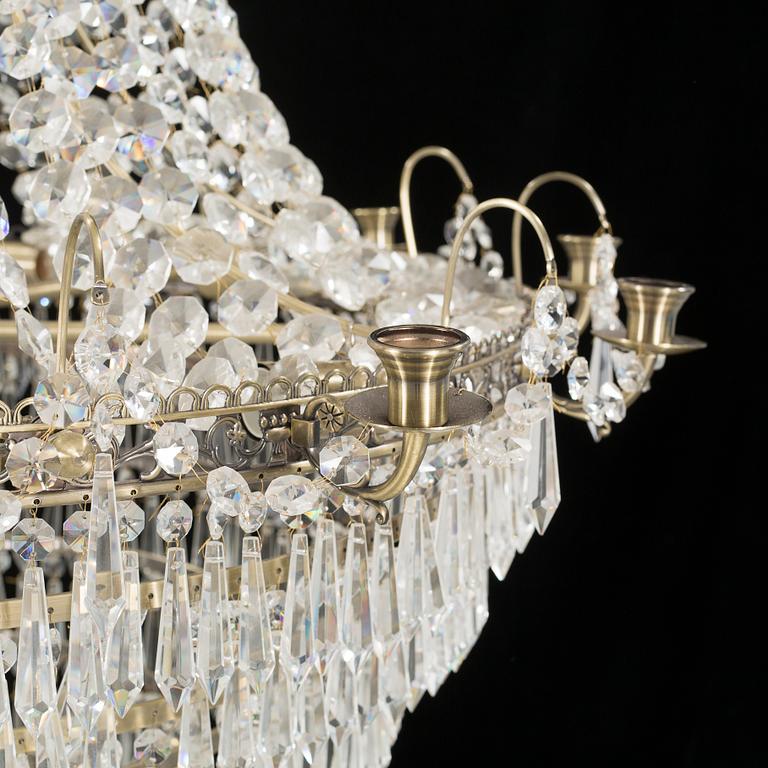 An empire style chandelier from around the year 2000.
