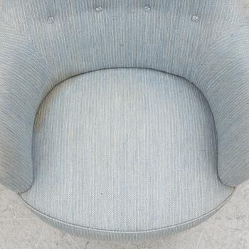 Carl Malmsten, a "Cirkus" armchair, Sweden, mid20th century.