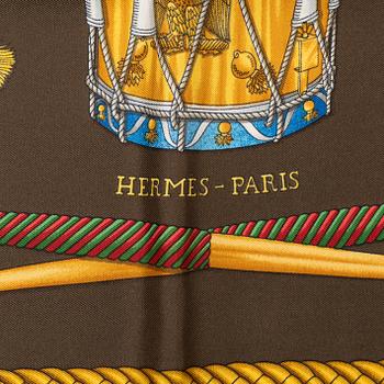 Hermès, scarf, "Les Tambours".