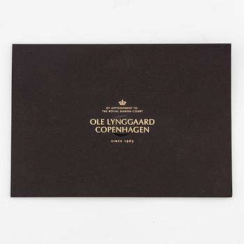 Ole Lynggaard, rings, 2 pcs, silver. With cabochon-cut grey moonstone.