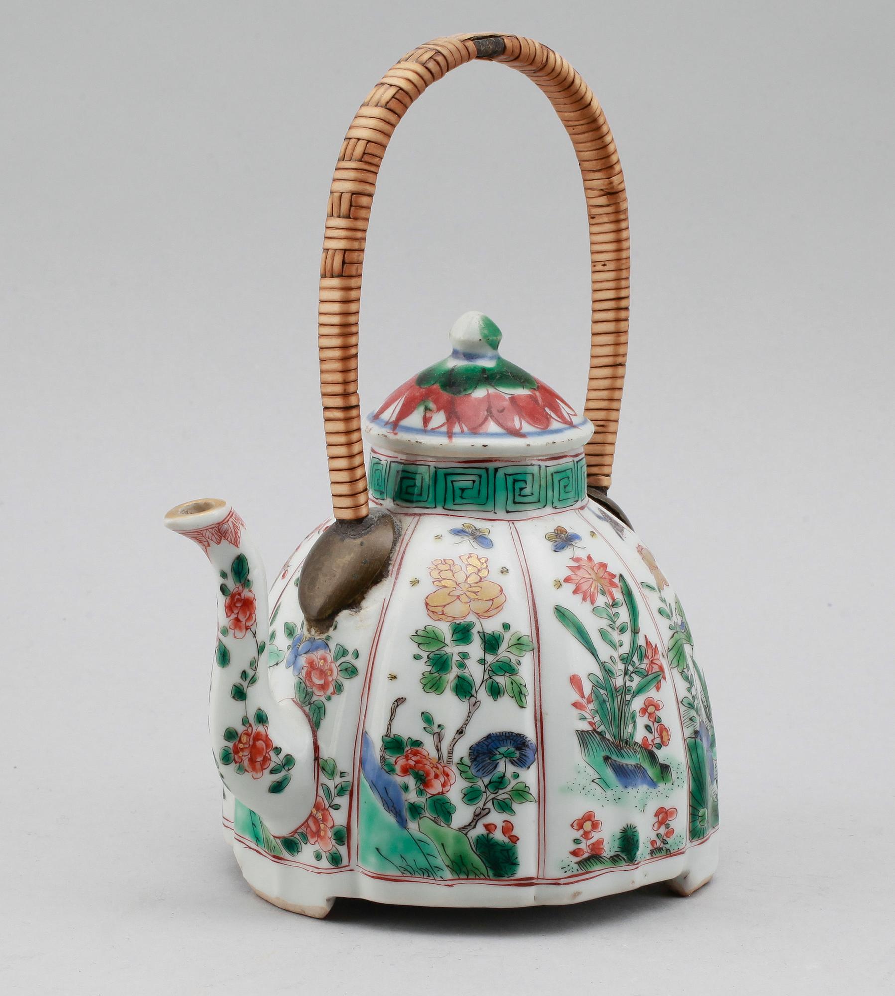 TEKANNA, porslin, Kina, Kangxi 1662-1722.
