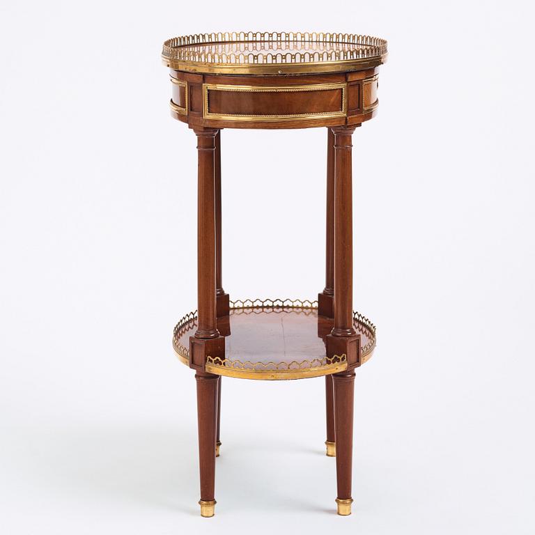A Louis XVI mahogany and ormolu-mounted table signed Roger Vandercruse Lacroix 'RVLC' (master in Paris 1755-1799).