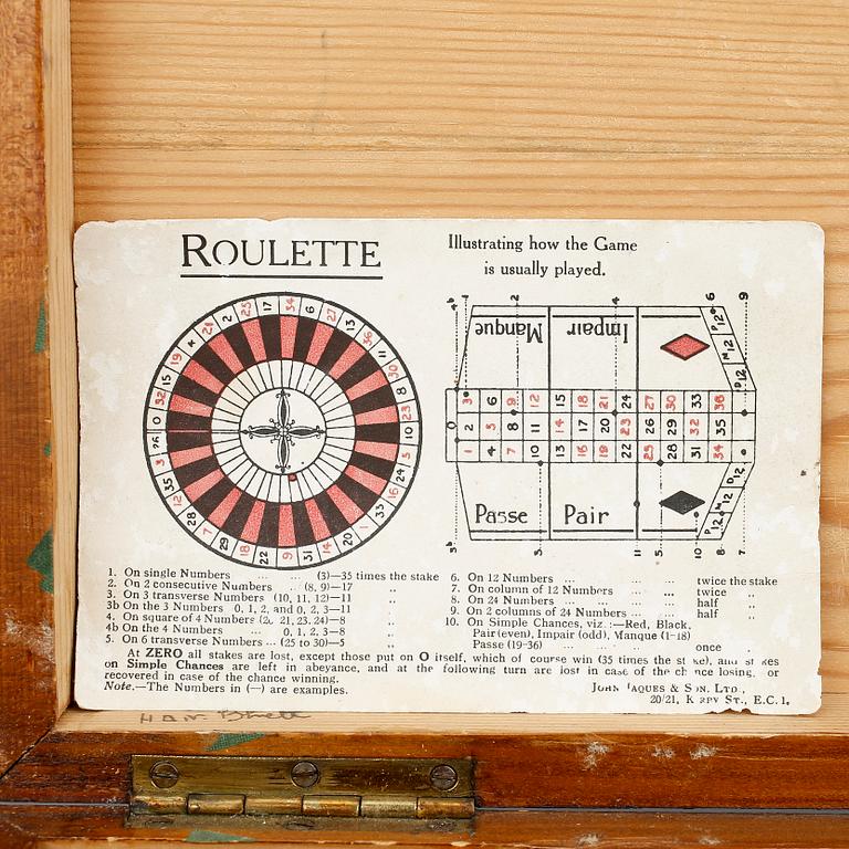 ROULETTESPEL, Tio Ten Hong, Weltevreden, 1900-tal.