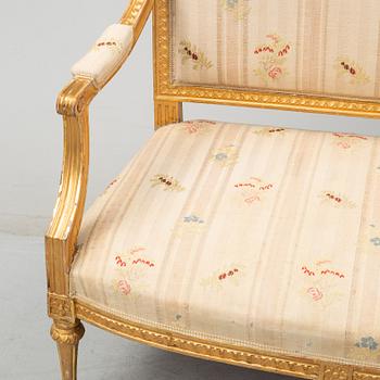 A Gustavian late 18th century sofa.