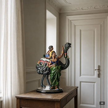 A table centerpiece, Gerbing & Stephan, Germany, late 19th century.