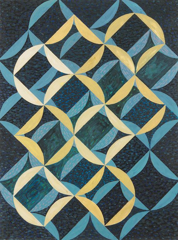 Outi Ikkala, akryyli pahville, signeerattu.