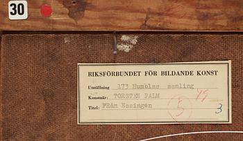 TORSTEN PALM, oil on panel, signed T.P.