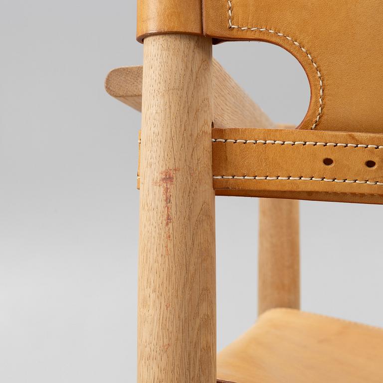 Børge Mogensen, armchairs, a pair, model 3238, Fredericia Stolefabrik, Denmark, 1960s/70s.
