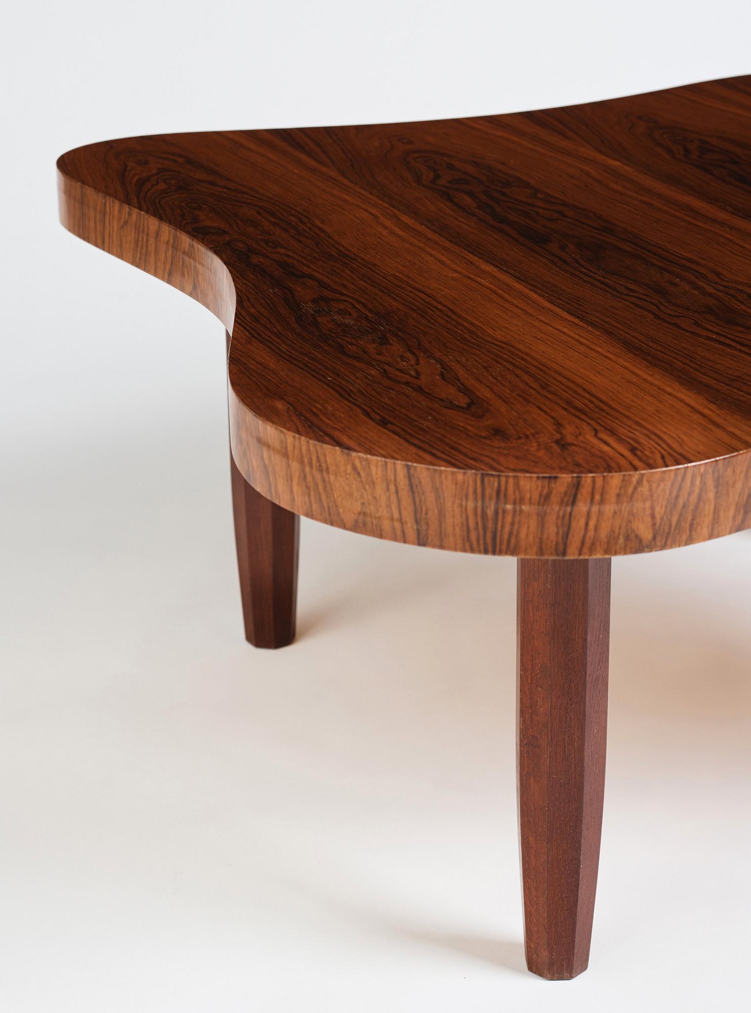 Sten Blomberg, attributed to, coffee table, Meeths, Swedish Modern 1940s.