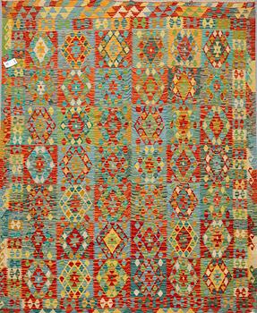 A carpet, kilim 295 x 205 cm.