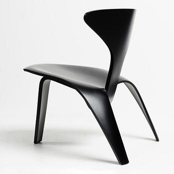 Poul Kjaerholm, fåtölj, "PK-0", upplaga 13/600, Fritz Hansen, Danmark 1997.