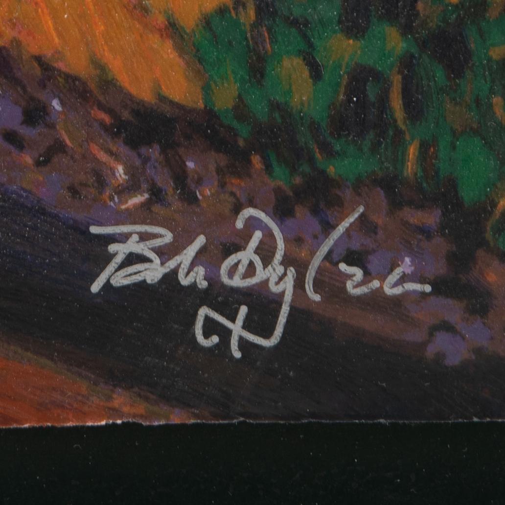 Bob Dylan, "Sunset in Monument Valley" 2022 triptyk.