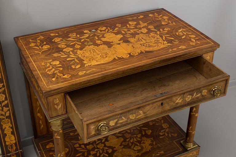 SPEGEL med KONSOLBORD, empire, 1800-talets första del/mitt. Sannolikt Holland.