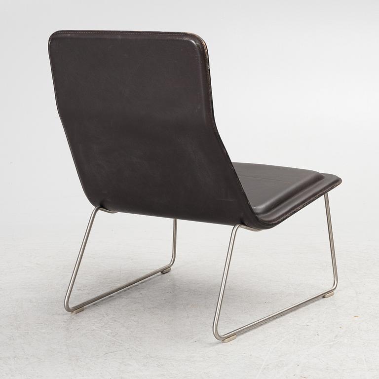 Jasper Morrison, An armchair, "Low and Pad", Cappelini, Italy.