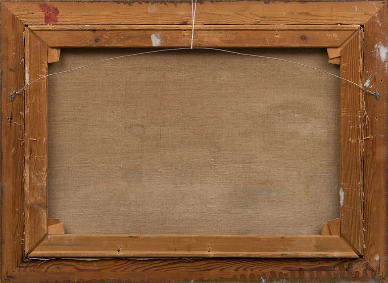 UUNO SOLDAN, öljy kankaalle, signeerattu.