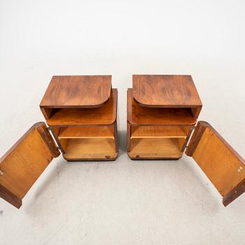 Sängbord ett par 1900-talets första hälft.