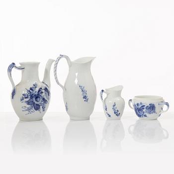 A 53-piece 'Blå Blomst' porcelain coffee service, Royal Copenhagen, Denmark.