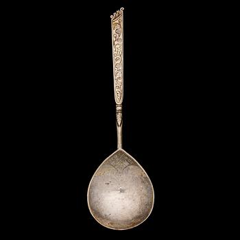 SPOON, silver, baroque 17th century, weight 35 g.