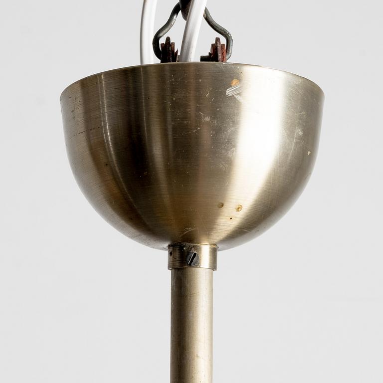 Fritz Kurz, taklampa, modell "KD 9711", Orrefors, 1940-tal.