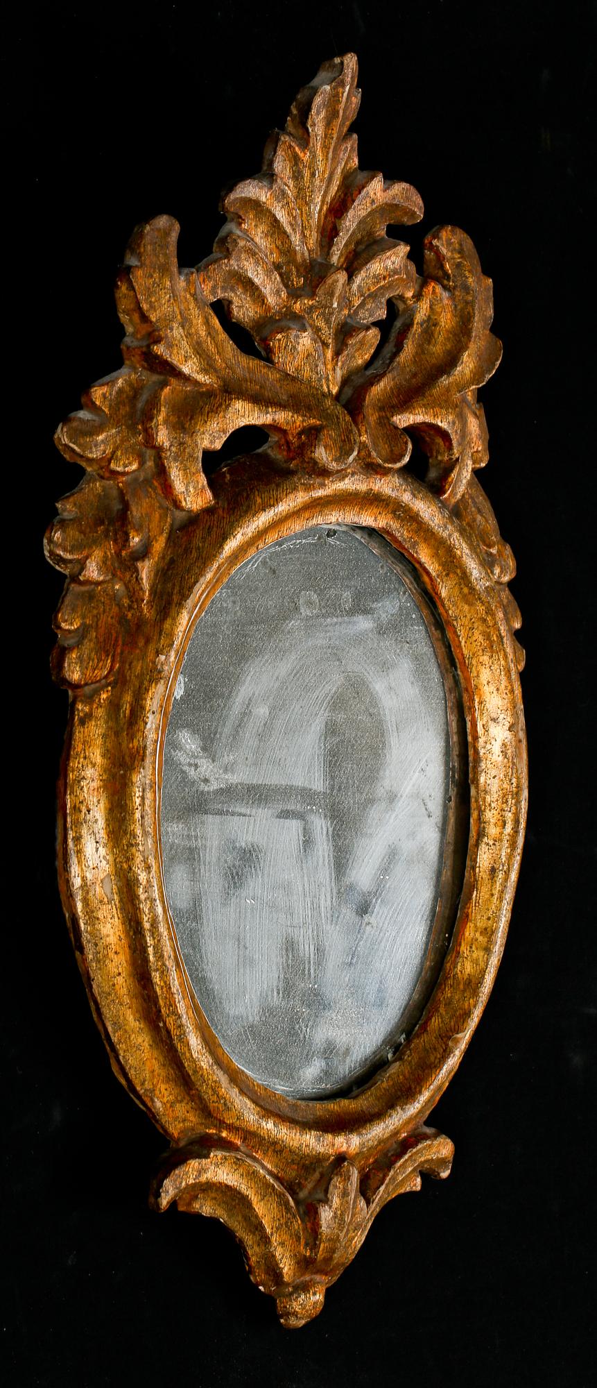 SPEGLAR, ett par, troligen Italien, 1700-/1800- tal.