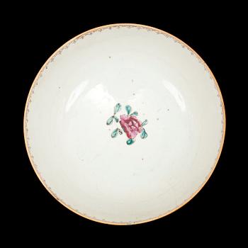 SKÅL, porslin, Kina 1700-tal.
