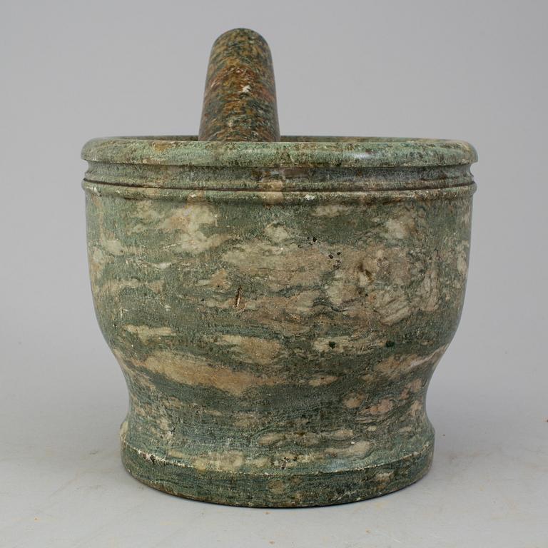 MORTEL, kolmårdsmarmor, 1800-tal.