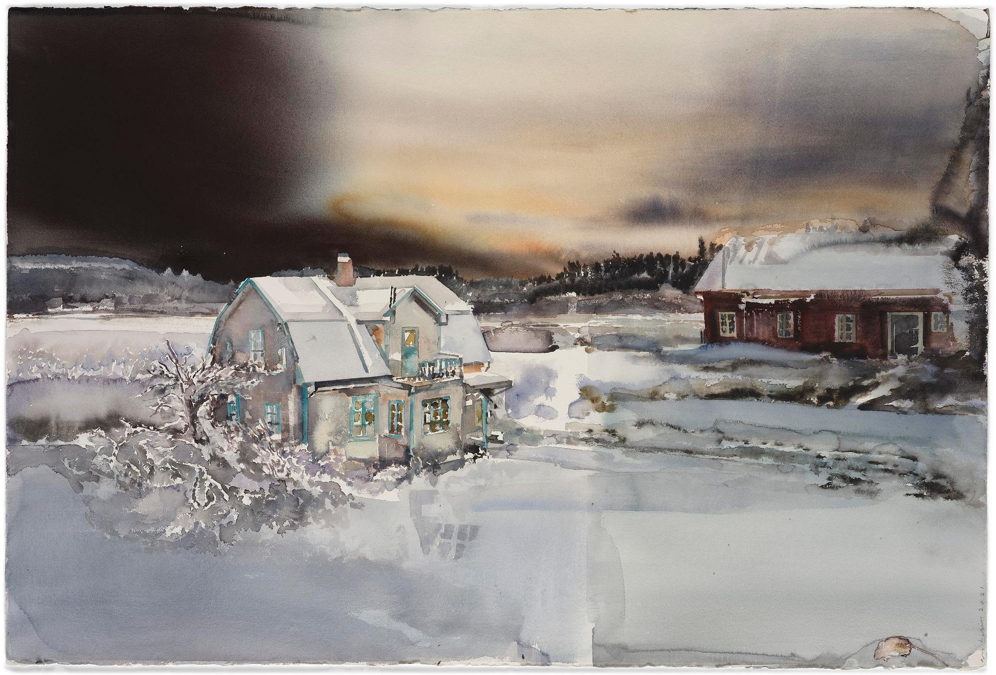 Lars Lerin, Untitled.