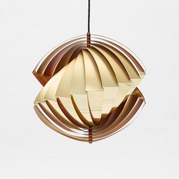 Louis Weisdorf, ceiling lamp, "Konkylie"/"Tivoli", designed for Lyfa, 1968.