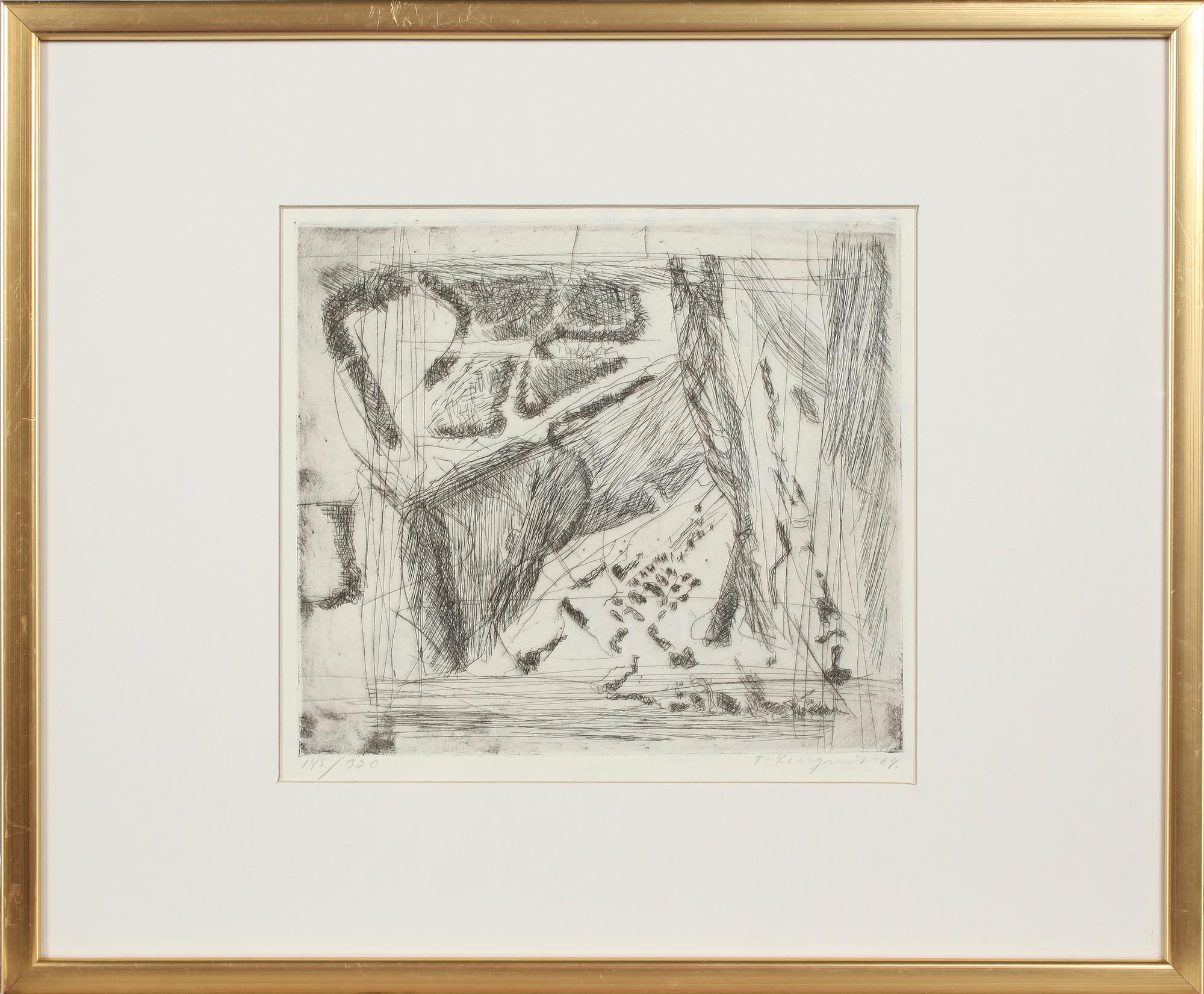 TORSTEN RENQVIST, linjeetsningar, 2 st, signerade och numrerade 145 respektive 240/320.