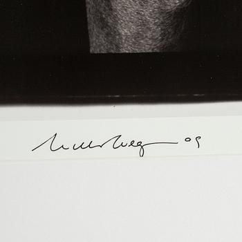 WILLIAM WEGMAN, photograph, signed and dated -09.