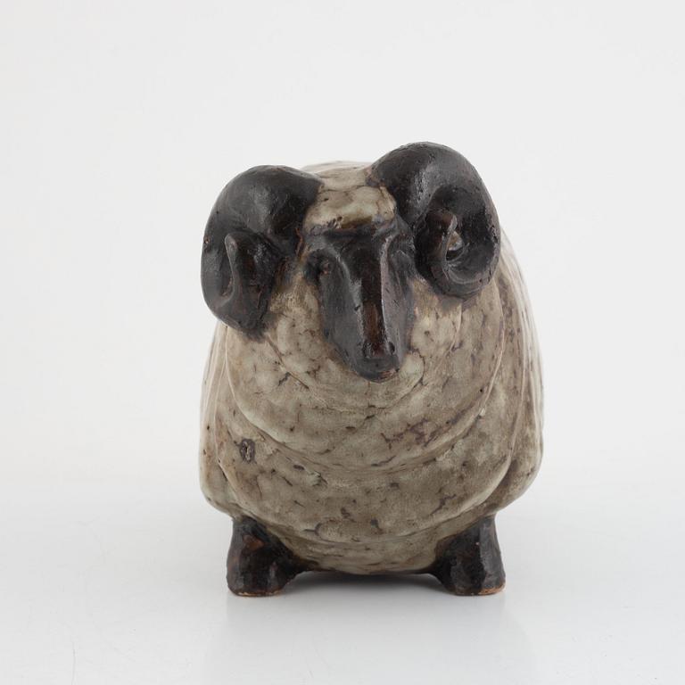 Åke Holm, a stoneware figurine, Sweden, signed.