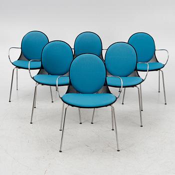 A set of six chairs, Offecct, 21st Century.