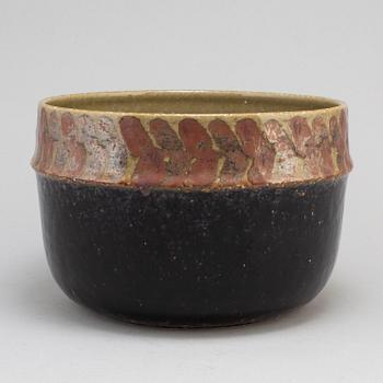 HERTHA BENGTSSON, a unique stoneware flowerpot, Rörstrand 1964.