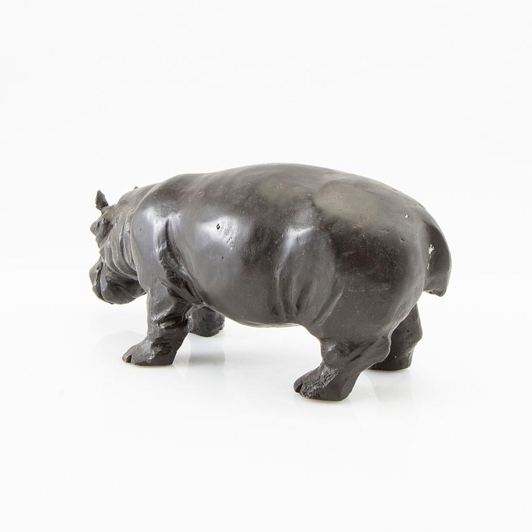 Decorative sculpture Hippopotamus.