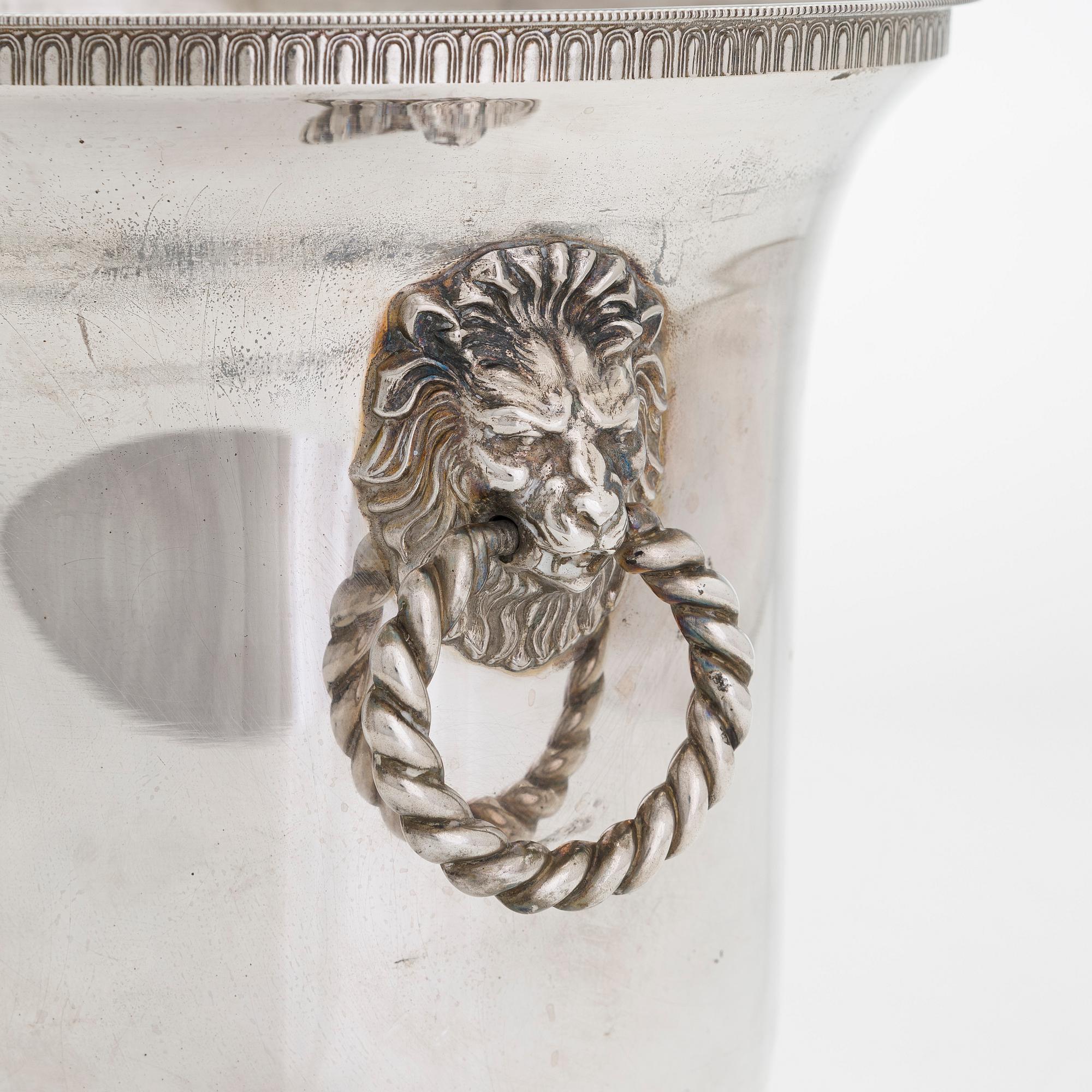 A Veuve Clicquot Ponsardin champagne cooler.