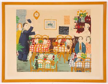 Lennart Jirlow, "Restauranginteriör".