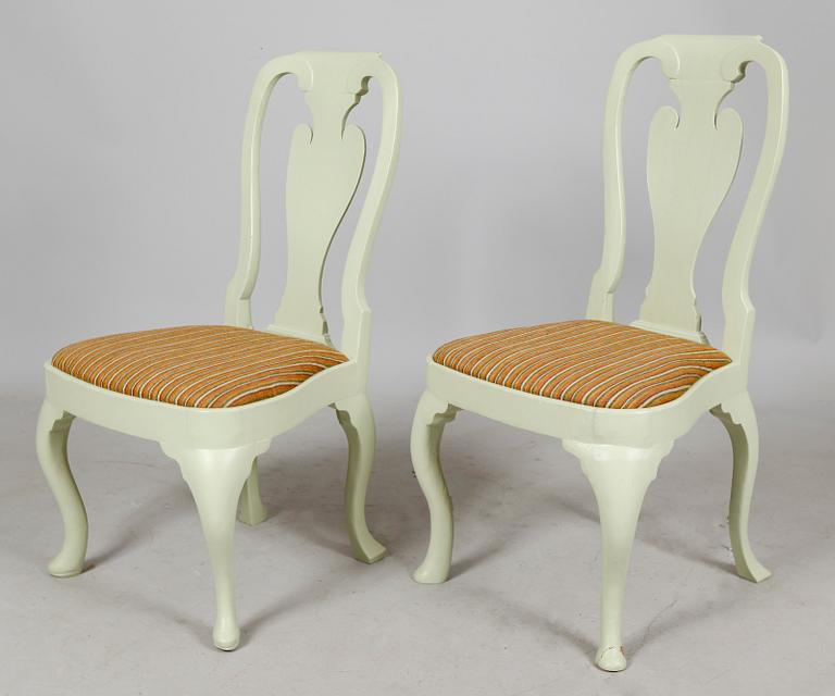 BORD SAMT STOLAR, 2 st, rokoko, 1700-tal.