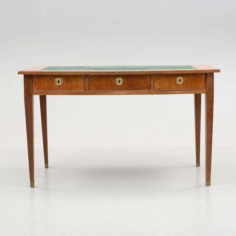 SKRIVBORD, sengustaviansk stil, sent 1800-tal.