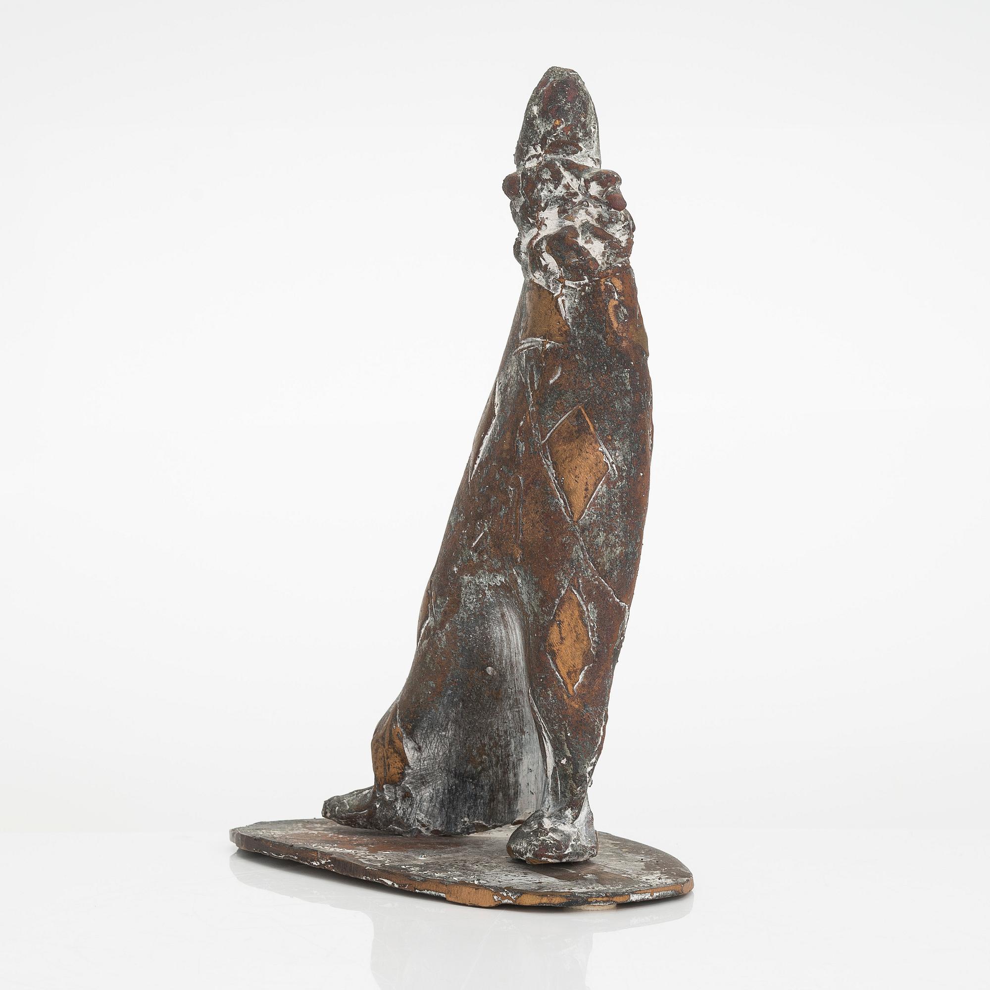 Kaarina Tarkka, a bronze sculpture, signed and dated 1984.