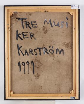 Mauritz Karström, oil on canvas, signed MK and verso signed and dated 1999.