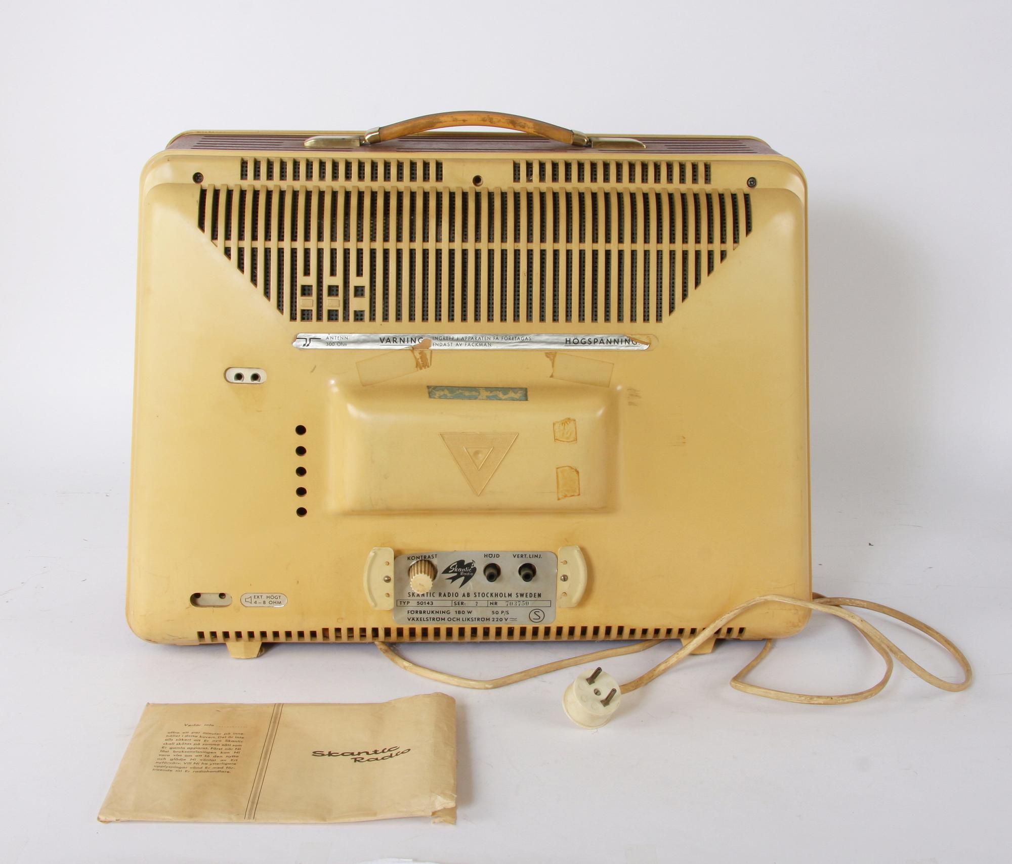 TV-APPARAT, Skantic, 1960-tal.