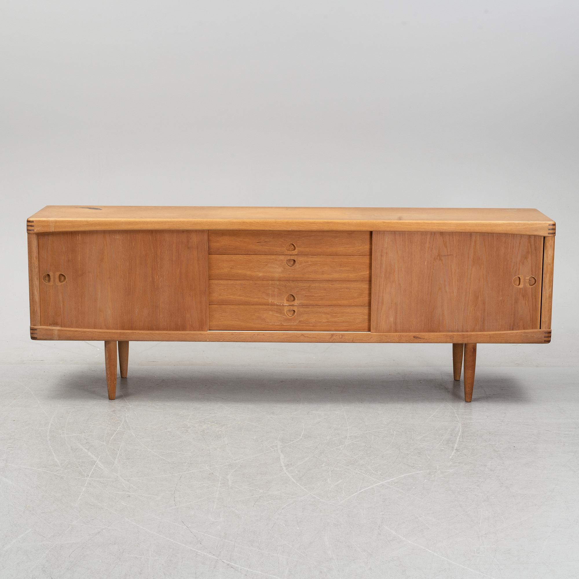 An oak sideboard, Bramin, Denmark, second half of the 20th Century.