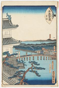 Utagawa Sadahide, a woodblock print in colours, 1865.