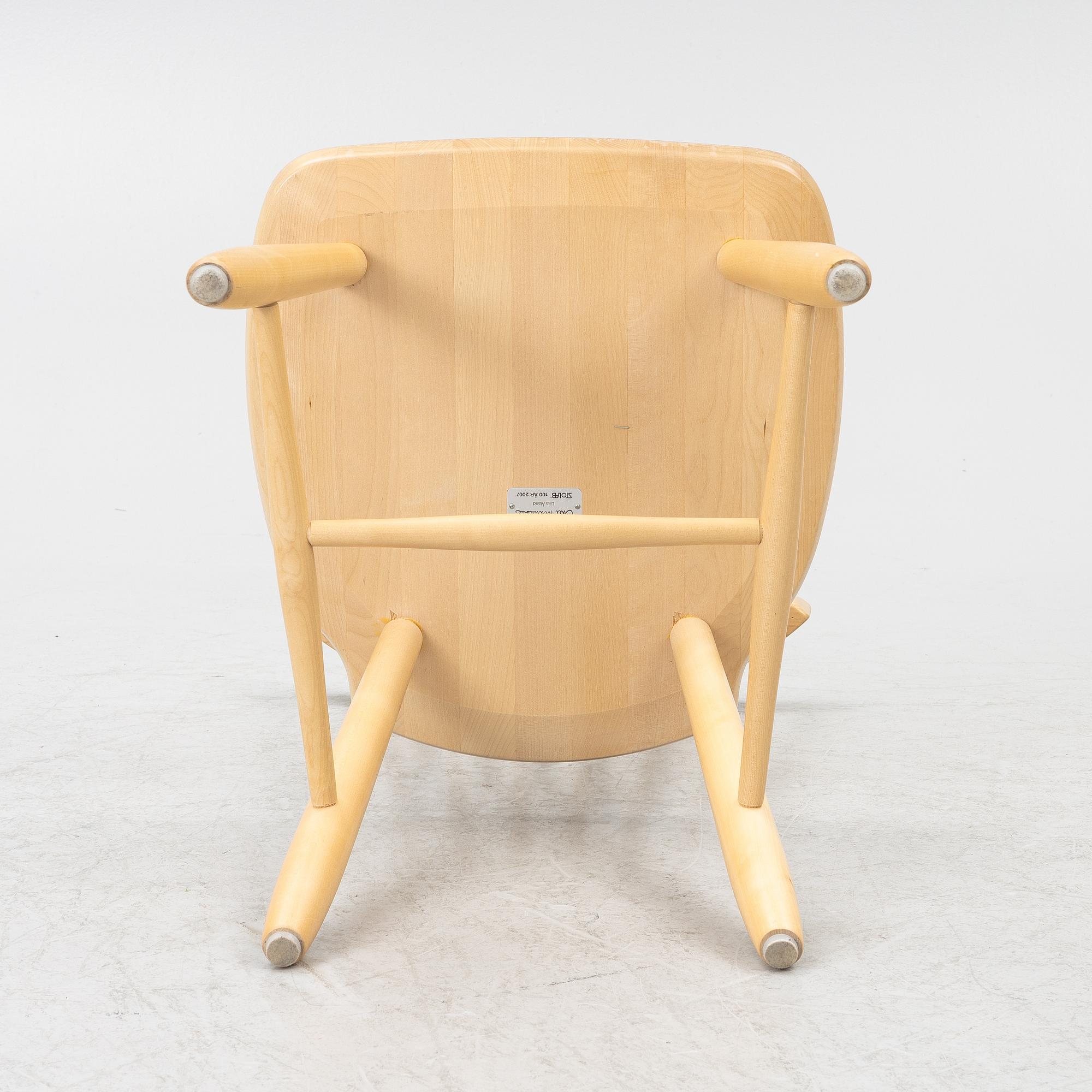 Carl Malmsten, chairs, a pair, "Lilla Åland", Stolab, 2007.